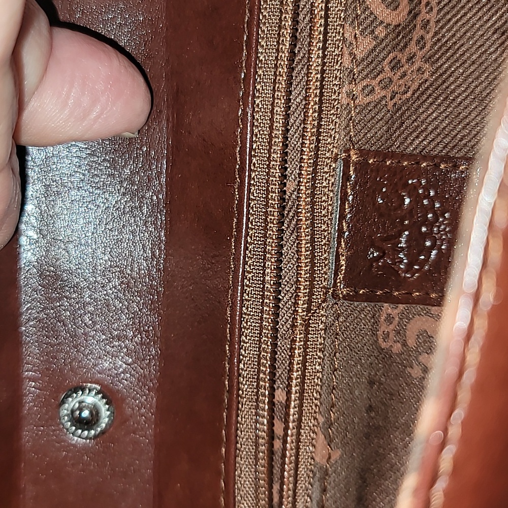 MC bag Elegant Brown Crocodile-Embossed - Picture 10 of 10
